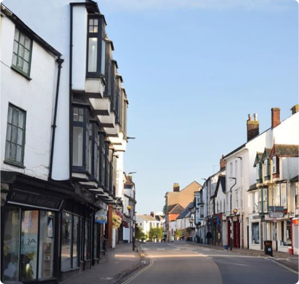 image of cullompton high street