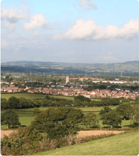 picture of the Cullompton field view